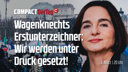 Wagenknecht-Petition: Druck auf Erstunterzeichner