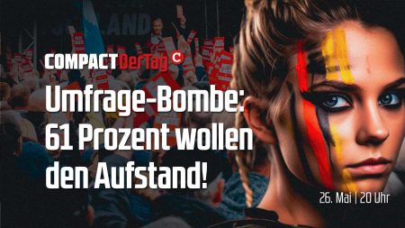 Umfrage-Bombe: 61 Prozent wollen den Aufstand!