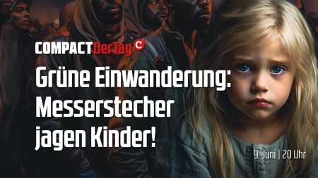 Grüne Einwanderung: Messerstecher jagen Kinder!