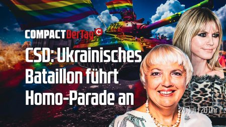 CSD: Ukrainisches Bataillon führt Homo-Parade an