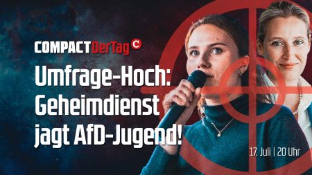 Umfrage-Hoch: Geheimdienst jagt AfD-Jugend!