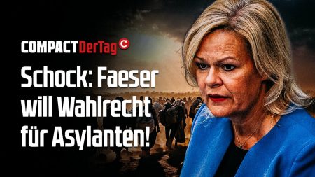 Schock: Faeser will Wahlrecht für Asylanten!