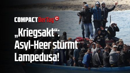 „Kriegsakt“: Asyl-Heer stürmt Lampedusa