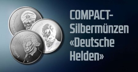 Münz-Serie I ausverkauft – „Deutsche Helden II“ in Planung