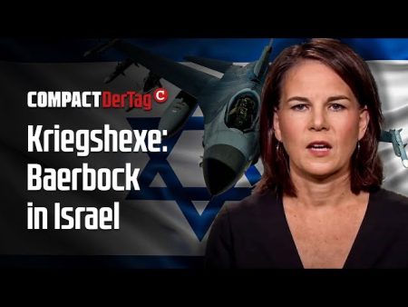 Kriegshexe: Baerbock in Israel