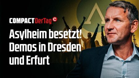 Asylheim besetzt! Demos in Dresden und Erfurt