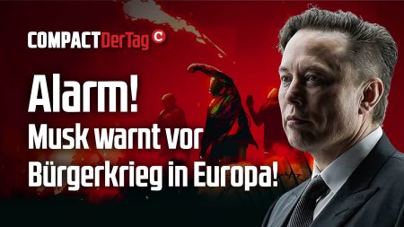 Alarm! Musk warnt vor „Bürgerkrieg“ in Europa