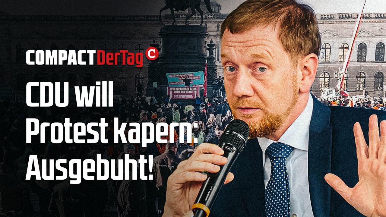 CDU will Protest kapern: Ausgebuht! - COMPACT