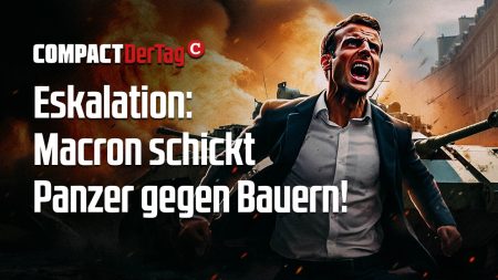 Eskalation: Macron schickt Panzer gegen Bauern!