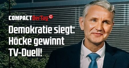 Demokratie siegt: Höcke gewinnt TV-Duell