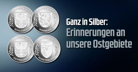 NEU: Silbermedaillen Deutsche Ostgebiete