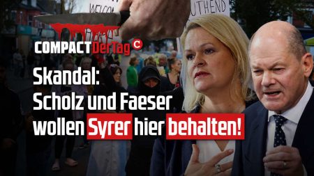 Skandal: Scholz und Faeser wollen Syrer hier behalten!