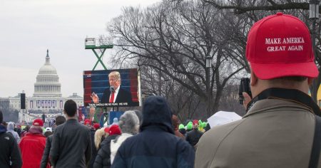 Amtseinführung: Das sagte Trump beim ersten Mal