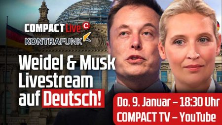 Hier ansehen: Weidel und Musk auf Deutsch!