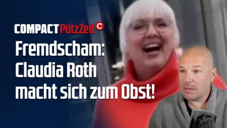 Fremdscham: Claudia Roth macht sich zum Obst!