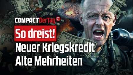So dreist! Neuer Kriegskredit – Alte Mehrheiten