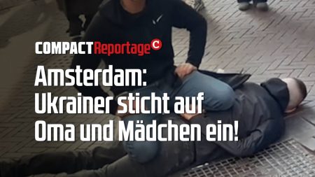 Amsterdam: Ukrainer sticht auf Oma und Mädchen ein!