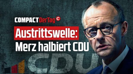 Austrittswelle: Merz halbiert CDU