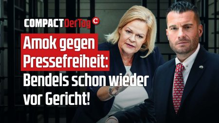 Faeser-Amok: Bendels schon wieder vor Gericht
