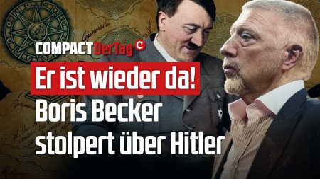 Er ist wieder da! Boris Becker stolpert über Hitler