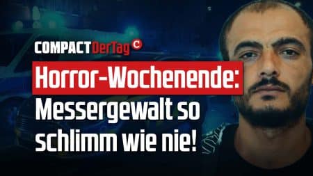 Horror-Wochenende: Messergewalt so schlimm wie nie!