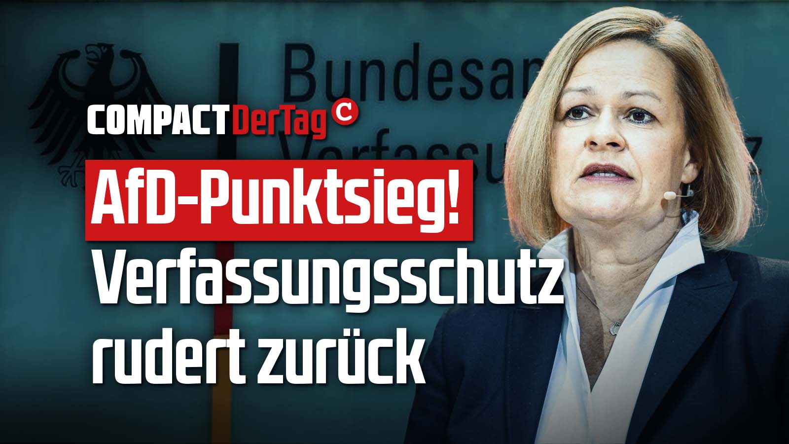 AfD-Punktsieg! Verfassungsschutz rudert zurück - COMPACT