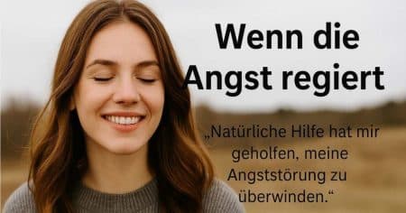 Wenn die Angst regiert – Deutschlands stille Epidemie Junge Frau lächelt befreit – Testimonial zu überwundener Angststörung
