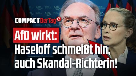 AfD wirkt: Haseloff und Brosius-Gersdorf schmeißen hin!