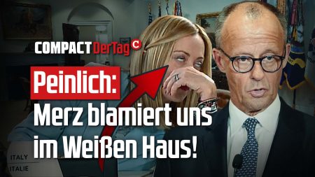 Peinlich: Merz blamiert uns im Weißen Haus!