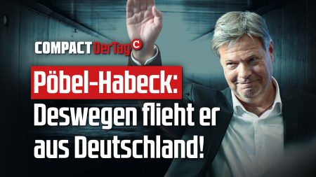 Pöbel-Habeck: Deswegen flieht er aus Deutschland!