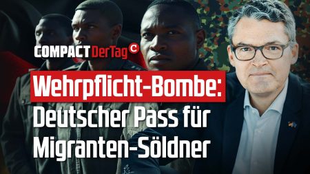 Wehrpflicht-Bombe: Deutscher Pass für Migranten-Söldner