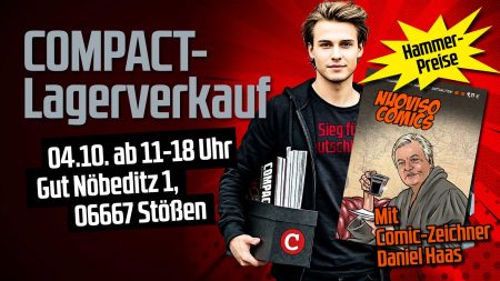 COMPACT-Lagerverkauf am 4. 10. mit Raritäten