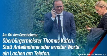 Essener Messer-Amok: SPD-Oberbürgermeister lacht!