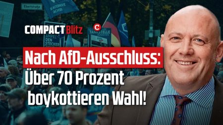 Nach AfD-Ausschluss: Über 70 Prozent boykottieren Wahl!