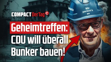 Geheimtreffen: CDU will überall Bunker bauen!