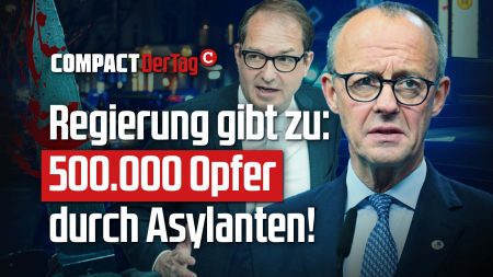 Regierung gibt zu: 500.000 Opfer durch Asylanten!