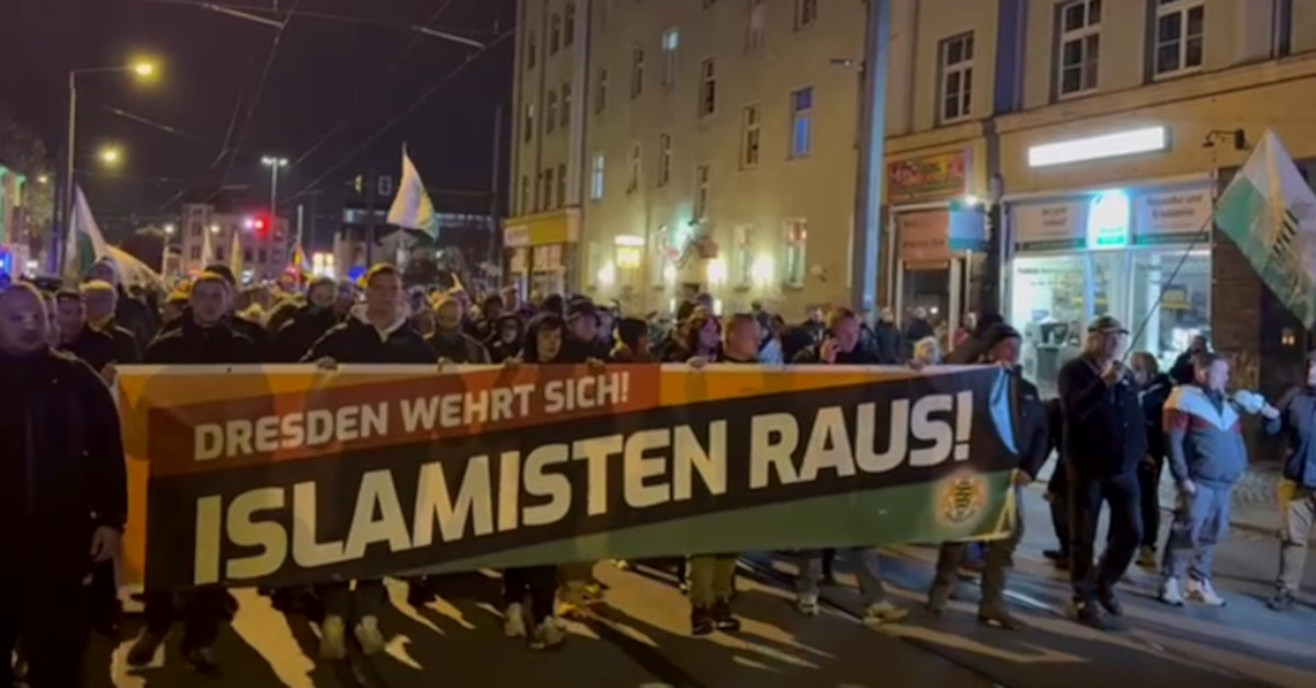 Dresden: Protest gegen islamistischen Terror