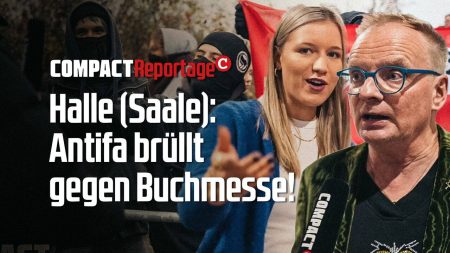 Halle (Saale): Antifa brüllt gegen Buchmesse