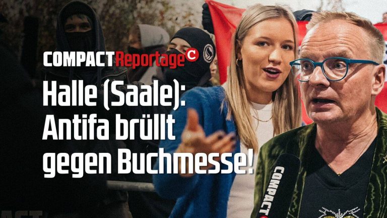 Halle (Saale): Antifa brüllt gegen Buchmesse