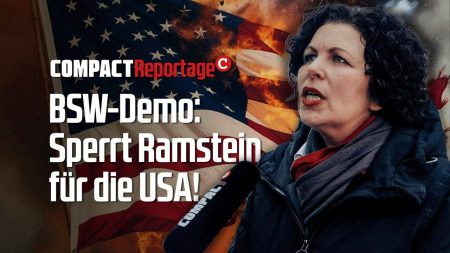 BSW-Demo: Sperrt Ramstein für die USA!