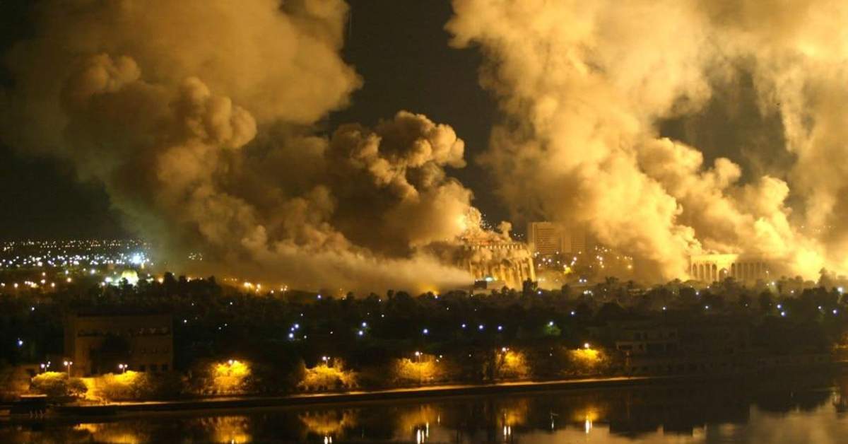 21. März 2003: Bagdad in Flammen