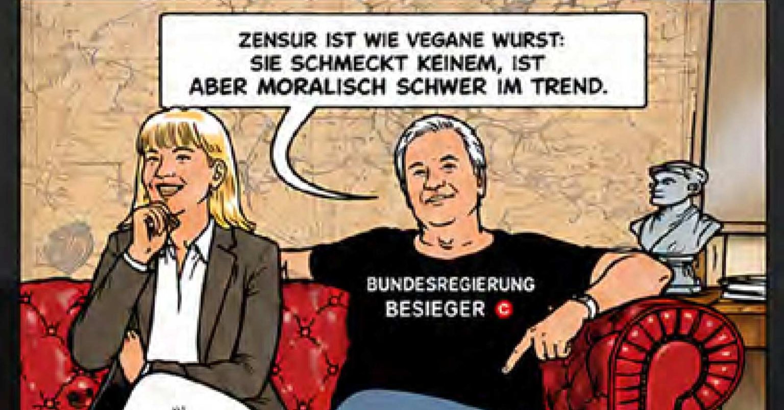 Comic _ Sieg über Faeser