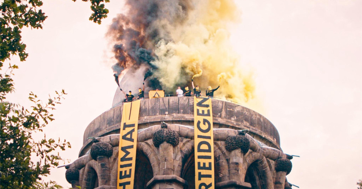 Eilmeldung: Identitäre besetzen Hermannsdenkmal!