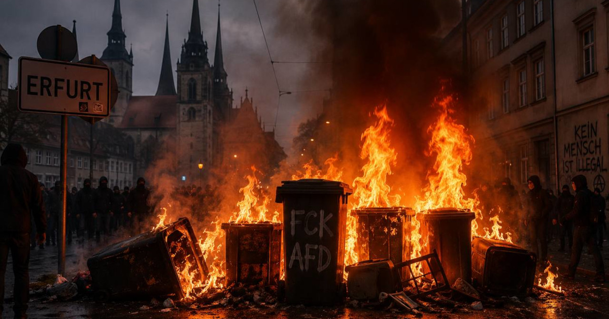 Kampf um Erfurt: Das plant die Antifa!