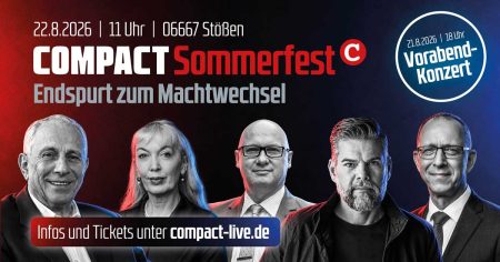 COMPACT-Sommerfest – jetzt auch mit Jörg Urban!