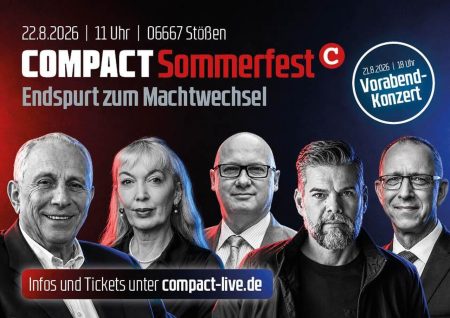 COMPACT-Sommerfest – jetzt auch mit Jörg Urban!