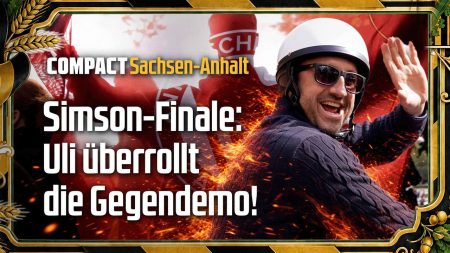 Simson-Finale: Uli überrollt Gegendemo