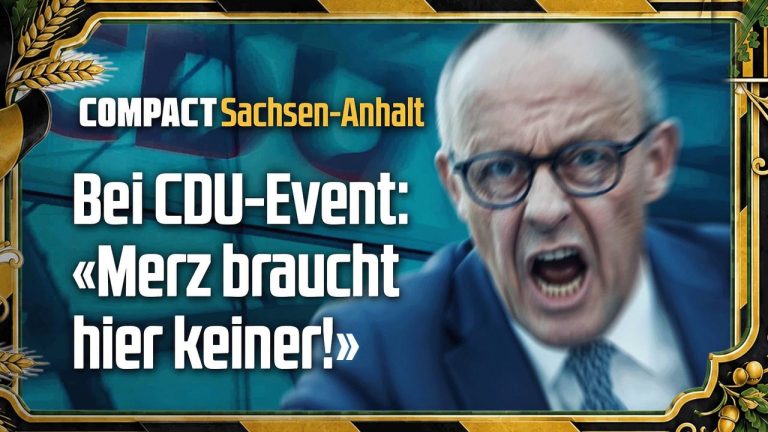 Bei CDU-Event: «Merz braucht hier keiner!»
