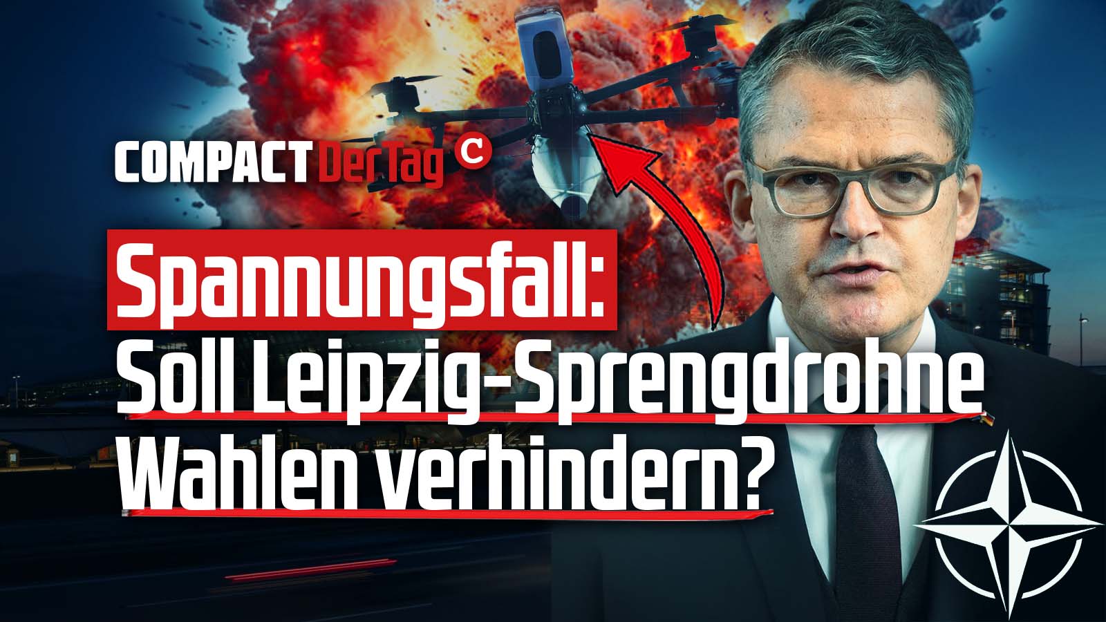 Explosive drone found near Ukrainian cargo plane at Leipzig Airport