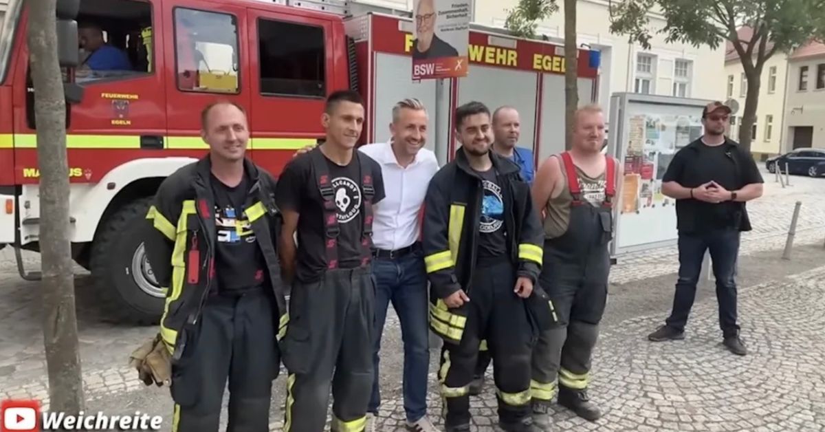 Bürgermeister droht Feuerwehr nach AfD-Foto